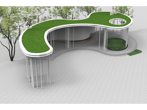 異形廊架長(zhǎng)廊