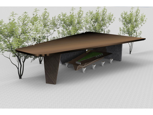 異形廊架長(zhǎng)廊