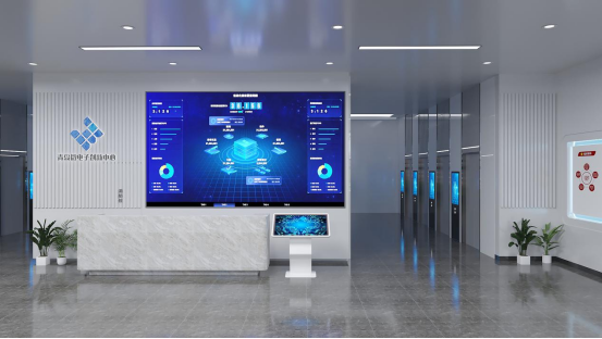 華彩聚焦，九洲盛世再添巨作！青島微電子創(chuàng)新中心展廳設(shè)計(jì)賞析！(圖3)