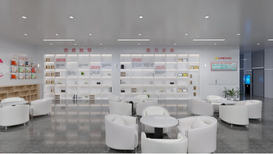 華彩聚焦，九洲盛世再添巨作！青島微電子創(chuàng)新中心展廳設(shè)計(jì)賞析！(圖8)