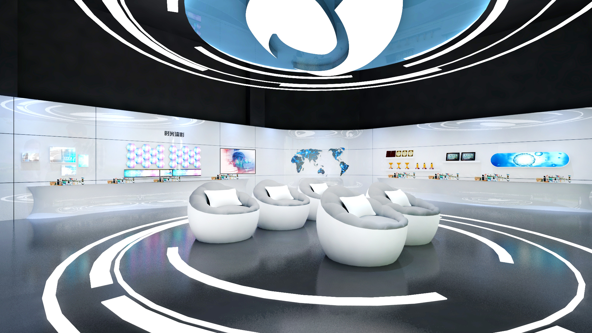 企業(yè)展廳設(shè)計(jì)對(duì)于品牌理念的構(gòu)思有哪些看點(diǎn)?(圖3) 企業(yè)展廳設(shè)計(jì)