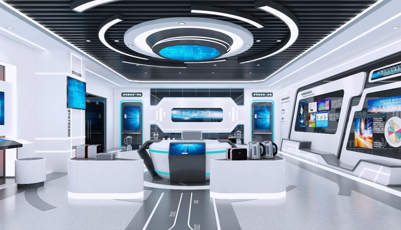 企業(yè)展廳設(shè)計(jì)空間搭建需要掌握好尺度(圖1) 企業(yè)展廳設(shè)計(jì)空間搭建需要掌握好尺度(圖1)